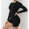 Гладкий комбенизон Shorts Body Crop Top model 70